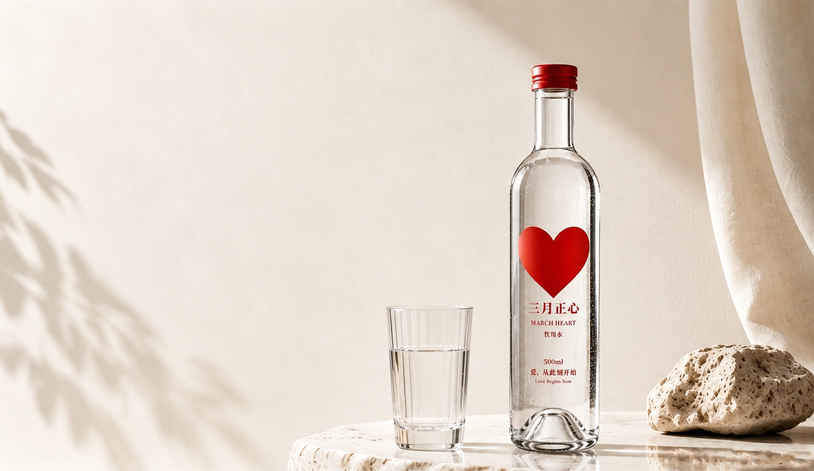 三月正心与水杯