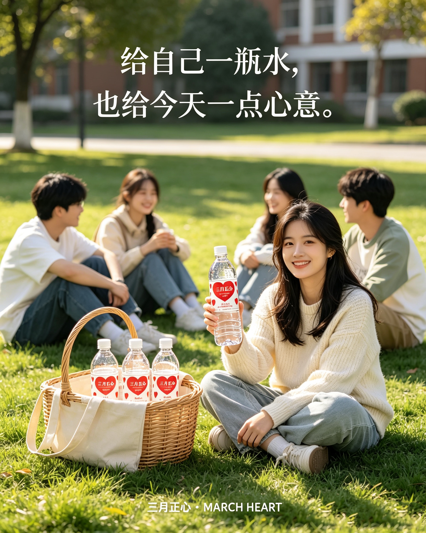 大学校园里的日常。